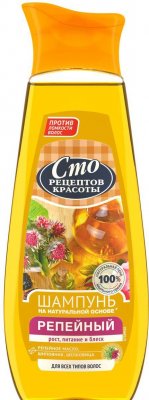 Купить сто рецептов красоты шампунь репейный 250мл (юнилевер, россия) в Семенове