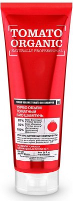 Купить organic shop (органик) шампунь био томатный турбо объем 250 мл в Семенове