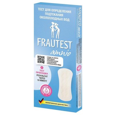 Купить тест-прокладка frautest (фраутест) amnio для определения подтекания околоплодных вод 1 шт в Семенове