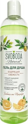Купить svoboda natural (свобода натурал) гель для душа бодрящая свежесть с экстрактом зеленого чая и апельсина, 430 мл в Семенове