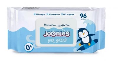 Купить joonies (джунис) салфетки влажные детские, 96 шт с крышкой в Семенове
