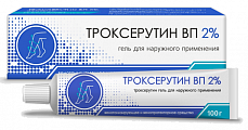 Купить троксерутин вп, гель для наружного применения 2% 100г в Семенове