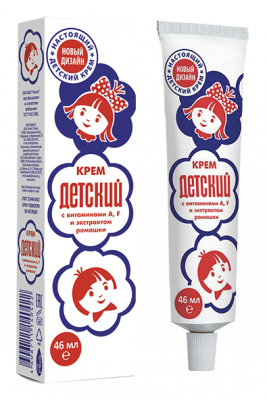 Купить детский крем, с витаминами a,f и ромашкой, 46мл в Семенове