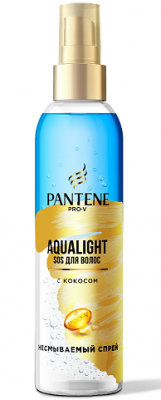 Купить pantene pro-v (пантин) спрей aqua light мгновенное питание, 150 мл в Семенове