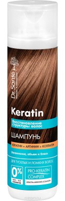 Купить dr. sante (доктор санте) кератин шампунь для тусклых и ломких волос, 250мл в Семенове