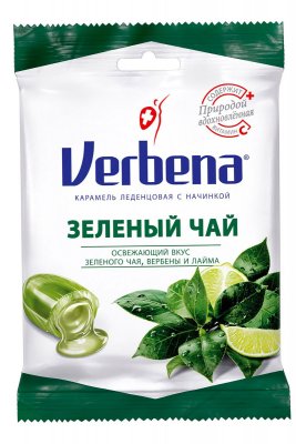 Купить вербена карамель леденц. с начинк. зелен.чай 60г (i.d.c. holding, словакия) в Семенове
