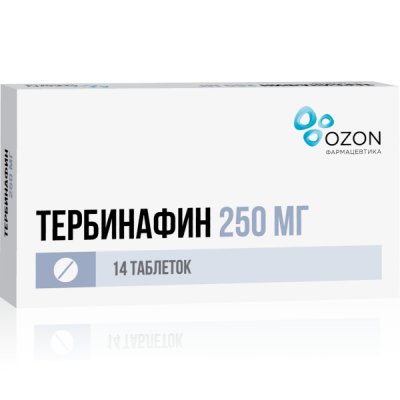 Купить тербинафин, таблетки 250мг, 14 шт в Семенове