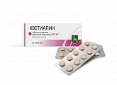 Купить кветиапин, таблетки, покрытые пленочной оболочкой 200мг, 60 шт в Семенове