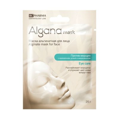 Купить альгана маск (alganamask) маска для кожи вокруг глаз альгинатная против морщин, 1 шт в Семенове