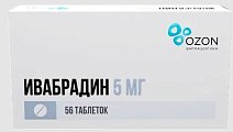 Купить ивабрадин, таблетки, покрытые пленочной оболочкой 5мг, 56 шт в Семенове