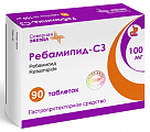 Купить ребамипид-сз, таблетки, покрытые пленочной оболочкой 100мг, 90 шт в Семенове