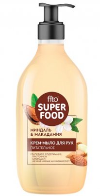 Купить фитокосметик fito superfood крем-мыло для рук жидкое питательное, 520мл в Семенове
