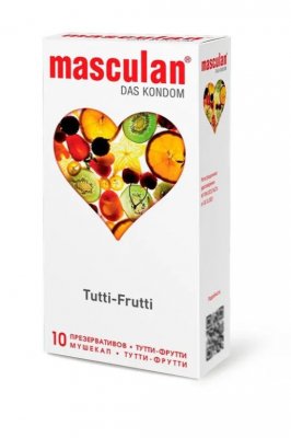 Купить masculan (маскулан) презервативы с ароматом тутти-фрутти tutti-frutti, 10 шт в Семенове