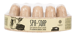 Купить fabrik cosmetology (фабрик косметик) spa-soap мыло-скраб массажное равновесие, 90г в Семенове