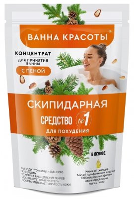 Купить фитокосметик ванна красоты концентрат для принятия ванн с пеной скипидарная, 250мл в Семенове