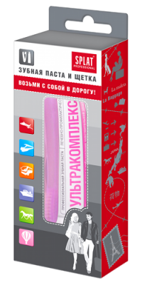 Купить сплат набор дорожный ультракомплекс зубная паста 40мл+зубная щетка в Семенове