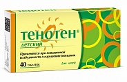 Купить тенотен детский, таблетки для рассасывания, 40шт в Семенове