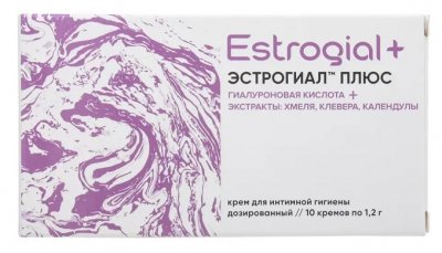 Купить эстрогиал плюс, крем для интимной гигиены дозированный, 10 шт в Семенове