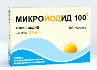 Купить микройодид 100, таблетки 100 мкг, 100 шт в Семенове