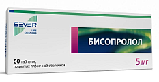 Купить бисопролол, таблетки, покрытые пленочной оболочкой 5мг, 50 шт в Семенове