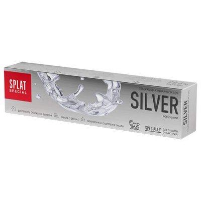 Купить сплат (splat) зубная паста специал серебро, 75мл в Семенове