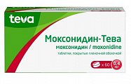 Купить моксонидин-тева, таблетки покрытые пленочной оболочкой 0,4 мг, 60 шт в Семенове