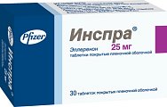 Купить инспра, таблетки, покрытые пленочной оболочкой 25мг, 30 шт в Семенове