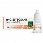 Купить оксибупрокаин, капли глазные 0,4%, флакон-капельница 5мл в Семенове