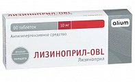 Купить лизиноприл-obl, таблетки 10мг, 60 шт в Семенове