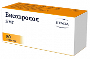 Купить бисопролол, таблетки, покрытые пленочной оболочкой 5мг, 50 шт в Семенове