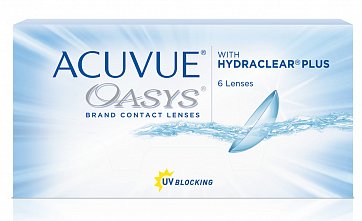 Контактные линзы Acuvue Oasys with Hydraclear Plus, 6 pk
