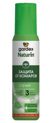 Купить гардекс (gardex) натурин спрей от комаров, 110мл в Семенове