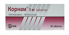 Купить корнам, таблетки 5мг, 20 шт в Семенове