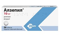 Купить алзепил, таблетки, покрытые пленочной оболочкой 10мг, 56 шт в Семенове