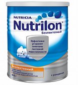 Купить nutrilon (нутрилон) безлактозная сухая смесь детская с рождения, 400г в Семенове