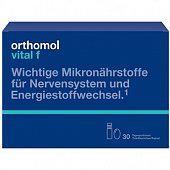 Купить orthomol vital f (ортомол витал ф), двойное саше (жидкость 20мл+капсула), 30 шт бад в Семенове