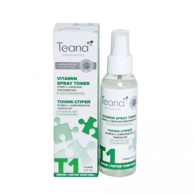 Купить тиана (teana) тоник-спрей энергетический витаминный с экстрактом микроводоросли и днк ,125мл в Семенове