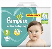 Купить pampers active baby (памперс) подгузники 5 юниор 11-16кг, 90шт в Семенове