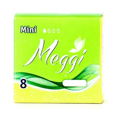 Купить meggi (мегги) тампоны гигиенические мини, 8 шт в Семенове