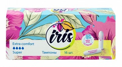 Купить iris (ирис), тампоны супер, 16шт в Семенове