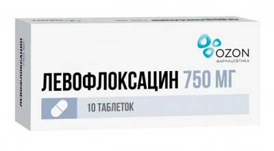 Купить левофлоксацин, таблетки, покрытые пленочной оболочкой 750мг, 10 шт в Семенове