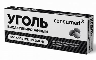 Купить уголь биоактивированный консумед (consumed), таблетки 50 шт бад в Семенове