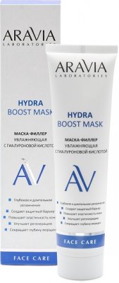 Купить aravia (аравиа) маска-филлер для лица увлажняющая гиалуроновая, 100мл в Семенове