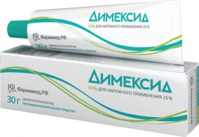 Купить димексид, гель д/наружн 25% 30г в Семенове