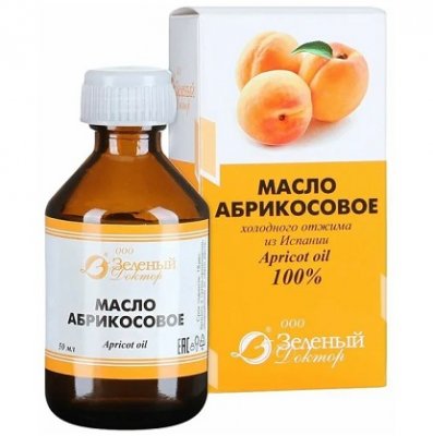 Купить масло косметическое абрикосовое флакон 50мл, зеленый доктор в Семенове
