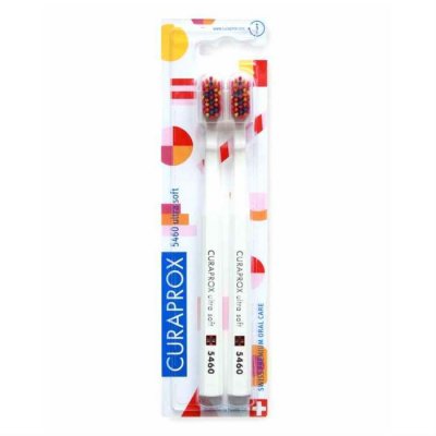 Купить курапрокс (curaprox) набор зубных щеток ultrasoft duo pop art, 2 шт. в Семенове