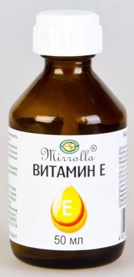 Купить витамин е природный (токоферол) мирролла, флакон 50мл бад в Семенове