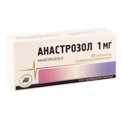 Купить анастрозол, таблетки, покрытые пленочной оболочкой 1мг, 30 шт в Семенове