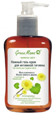 Купить green mama (грин мама) гель-крем для интимной гигиены нежный мать-и-мачеха и масло чайного дерева, 300мл в Семенове
