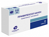 Купить прамипексол канон, таблетки 0.25мг 30шт в Семенове